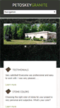 Mobile Screenshot of petoskeygranite.com